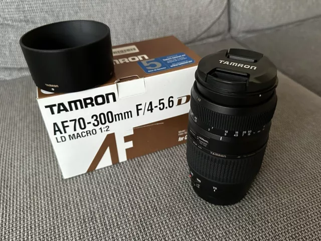 Tamron AF 70-300 mm F/4-5.6 Di LD Macro 1:2 Objektiv für Canon EOS DSLR Kamera