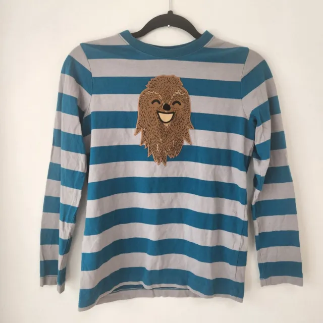 Hanna Andersson Star Wars Chewy Chewbacca Striped Long Sleeve T-Shirt 12 (150cm)