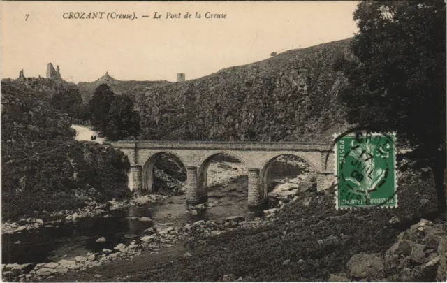 CPA CROZANT Le Pont de la Creuse (1144405)