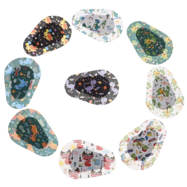 18 pezzi bende per gli occhi per bambini, bende per gli occhi per bambini ambliopia,