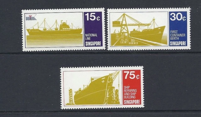 SINGAPORE 1980 Industry set VF MNH