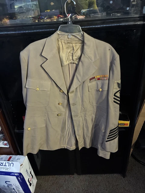 POST-WWII HOSPITAL CORPSMAN Chief summer-weight khaki dress uniform ...