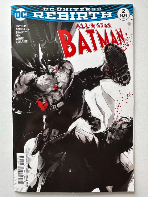 ALL STAR BATMAN #2 (NM), DC 2016, Jock Cover, Snyder/Romita