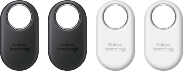 Samsung Galaxy SmartTag2 (Black & White)  (EI-T5600KWEGUS) - 4Pack