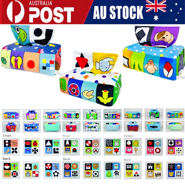 Magic Tissue Box Montessori Toy Set Baby Tissue Box Sensory Toy Christmas Gifts