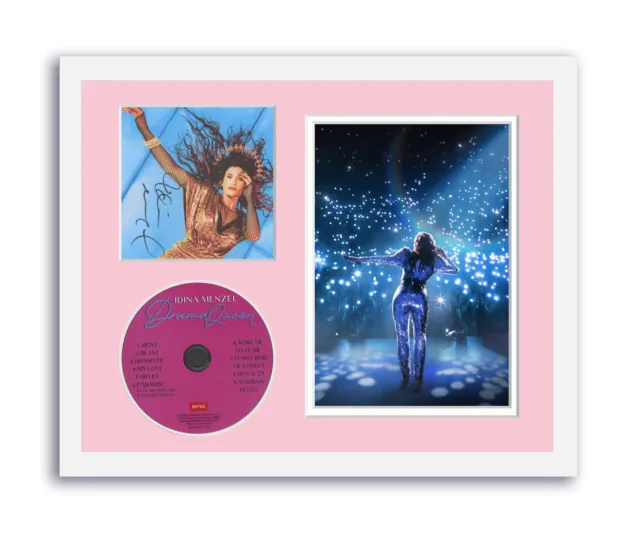 Drama Queen Exclusive Hot Pink Autographed Vinyl LP – Idina Menzel