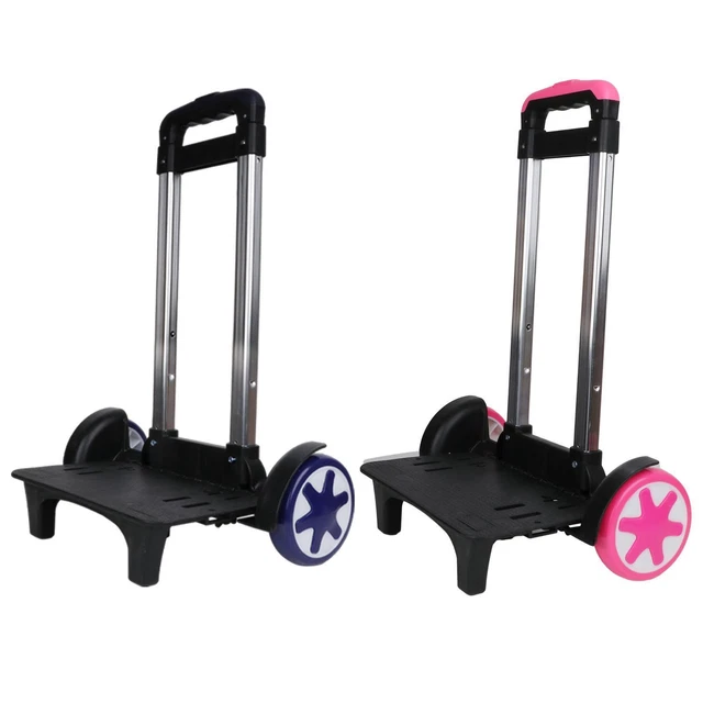 Chariot De Transport Pliable 150 Kg - Plateforme 48x72 Cm - 4 Roues - Manuel - Neuf
