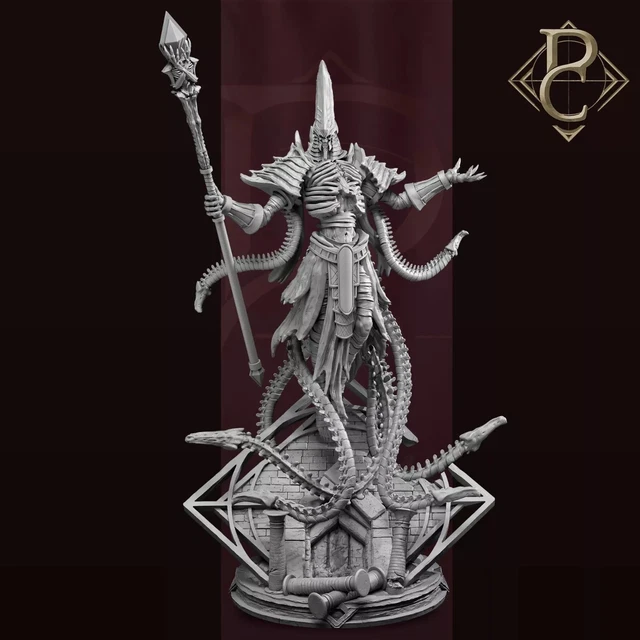 Figurine Warhammer – Amothep, Seigneur Des Morts – 25 Cm Avec Socle – Neuf – France