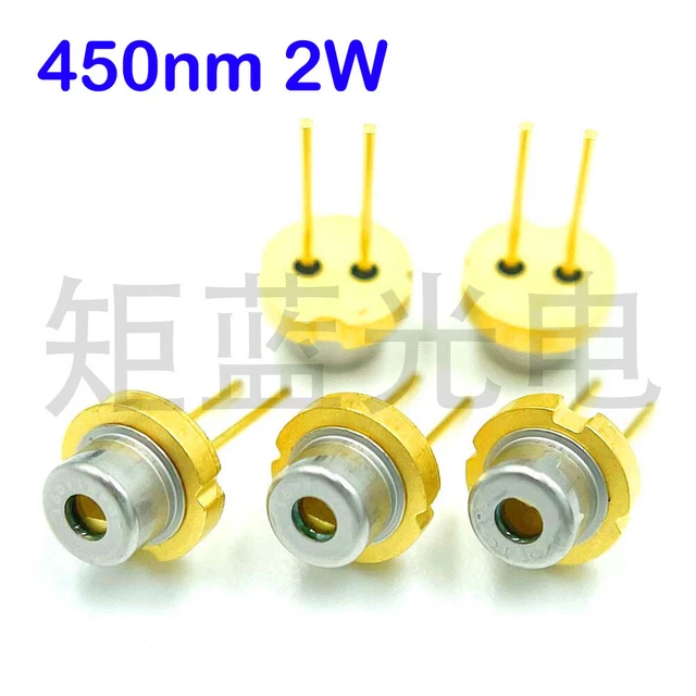 10PCS Sharp GH04C01B2G Blue 5.6mm 450nm 2W Laser Diode (Upgraded)