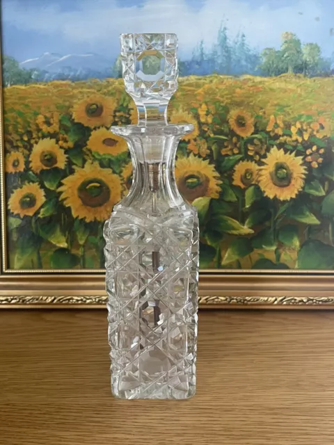 Beautiful Early c1900’s Edwardian Period Cut Glass Snuff Bottle 2