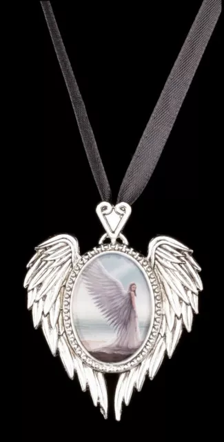 Halskette mit Engel - Spirit Guide - Anne Stokes Halsschmuck Anhänger Fee Elfe