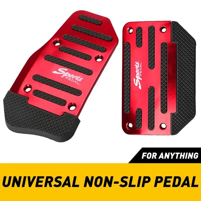 Red Non-Slip Automatic Gas Brake Foot Pedal Pad Cover Car Accessories Parts NEW