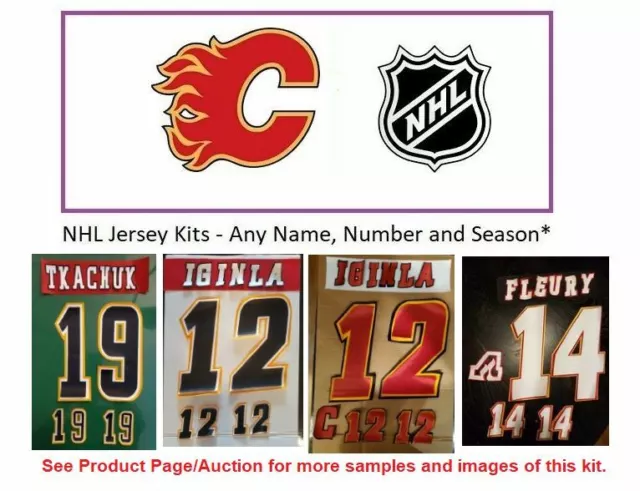 ANY NAME AND NUMBER CALGARY FLAMES HOME OR AWAY AUTHENTIC ADIDAS NHL J –  Hockey Authentic