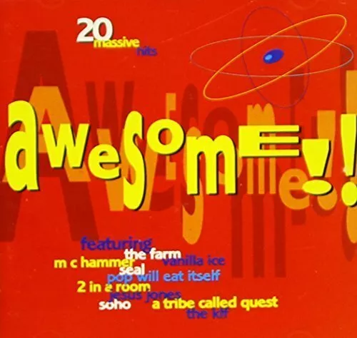 Awesome!-20 massive Hits (1991) [CD] Vanilla Ice, 2 in a Room, Klf, Soho, La'...
