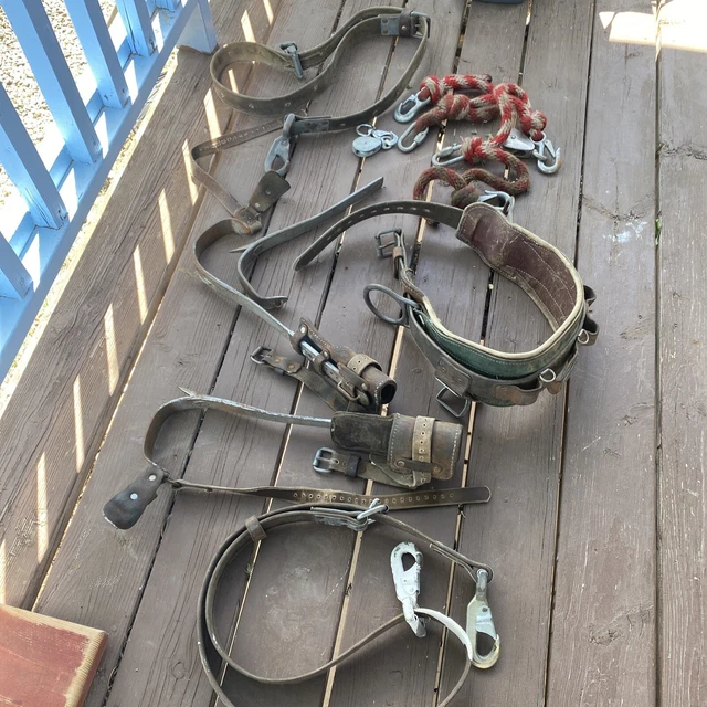 Vintage Bell System Climbing Leather Srap **
