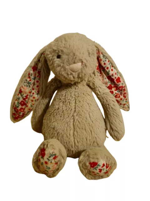 JELLYCAT SMALL POSY Blossom Beige Rabbit Bunny Floral Ears Soft Toy Plush Animal 14.99 PicClick UK