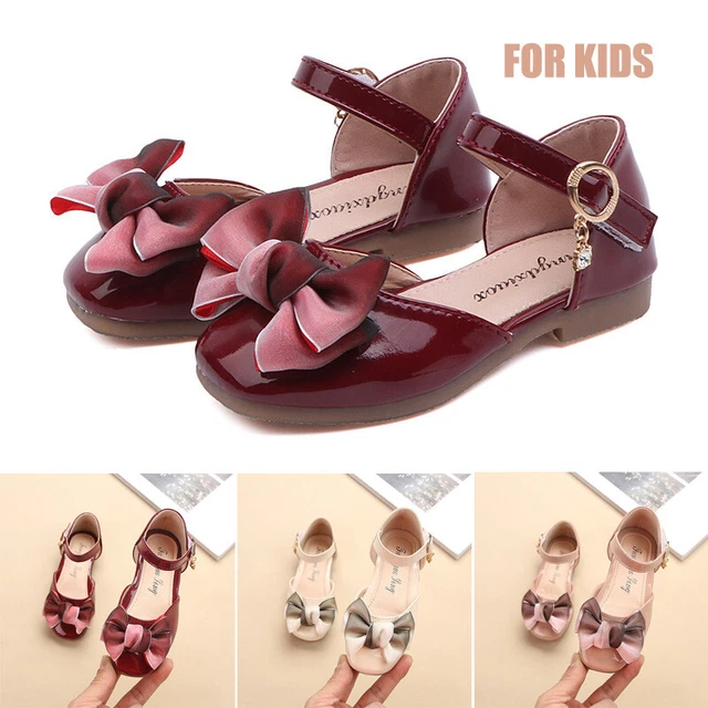 Sandali da sposa principessa principessa bambina festa scarpe bambini Regno Unito