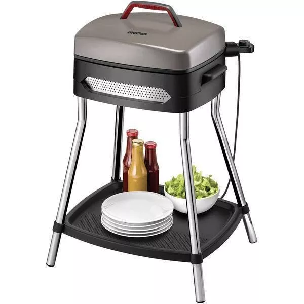 Unold BARBECUE Power Grill, Elektrogrill (schwarz/grau, 2.000 Watt)