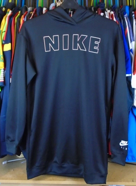 Nike Air Logo Hooded Hoody Long Sweatshirt Jumper Top Small Adult