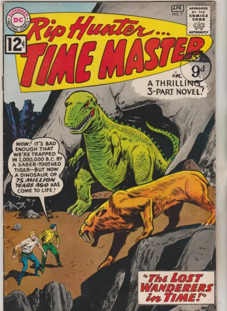 \ Dc Comics Rip Hunter Time Master #7 Vg+ ///