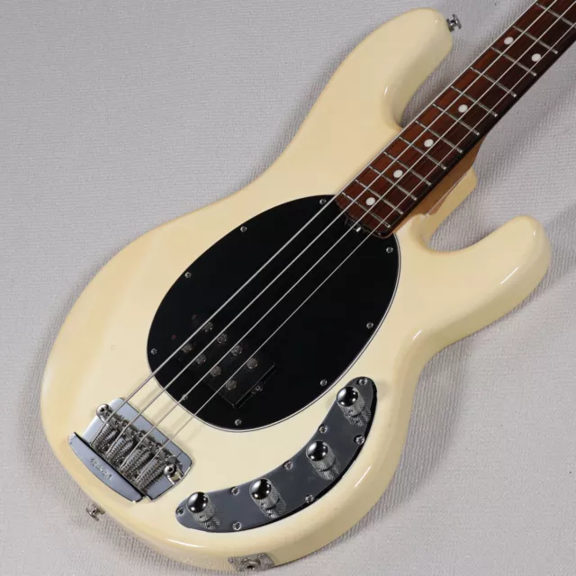 Used MUSIC MAN / StingRay 4 White S/N E58577 2007 Electric Bass Guitar