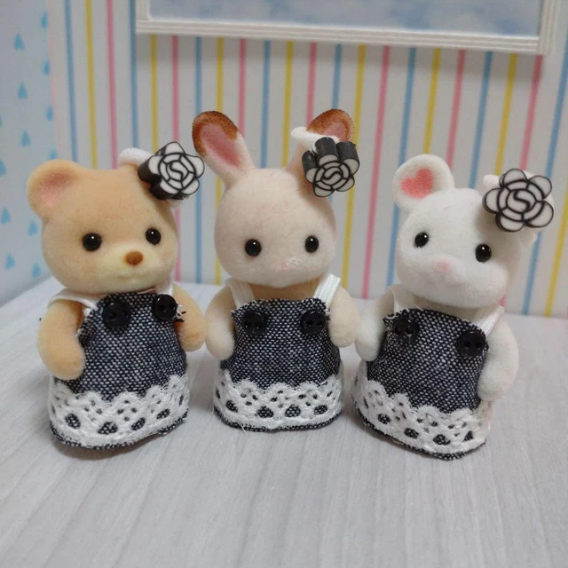 Sylvanian Families Handmade Moone One Piece Earrings Set Of