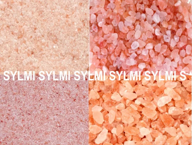 100%Natural Organic Crystal HIMALAYAN PINK SALT Rock/Sea Fine Grain/Coarse/Large