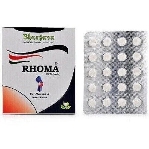 Dr. Bhargava Rhoma Tablets Relives From Joints & Muscular Pains 80 Tabs