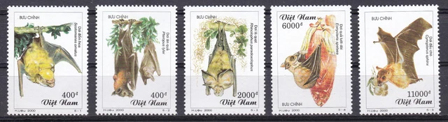 Vietnam, Fauna, Animals, Bats MNH / 2000