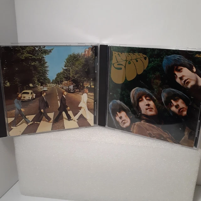 LOT DE 2 CD d'occasion Beatles Abbey Road & Rubber Soul Classic Rock