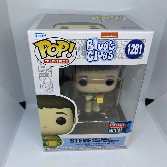 Funko POP #1281 Blues Clues Steve with Handy Dandy Notebook Exclusive Figure NEW Funko POP #1281 Blues Clues Steve with Handy Dandy Notebook Exclusive Figure NEW