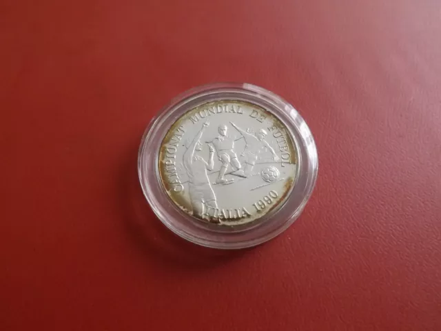 * Andorra 10 Diners Silber PP 1989 * Fußball WM 1990 (KOF5).