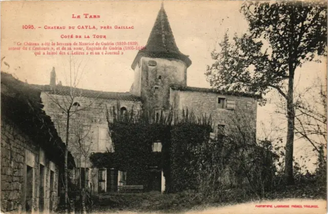 CPA AK Chateau du Cayla, Gaillac Pres Tower Side (615006)
