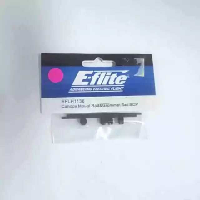 Blade RC Parts by E-Flite: Canopy Mnt Rod&Grommet Set:BCP/P