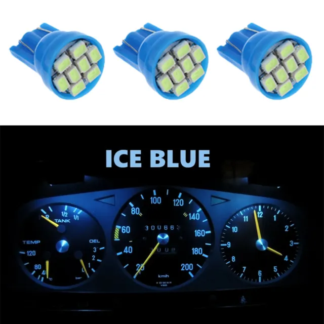 Gauge Cluster LED Dashboard Bulb Ice Blue For Mercedes Benz 77-85 W123 Chassis