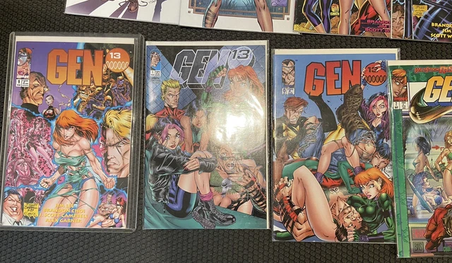 GEN 13 image comic lot 0-18 with variants two on 3.4,5, 13abc