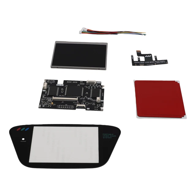 KITS D'ÉCRAN LCD V4 IPS OGS pour Game Gear Plein Écran V4.0 Affichage ...