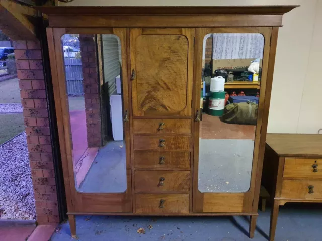 English Maple Wardrobe