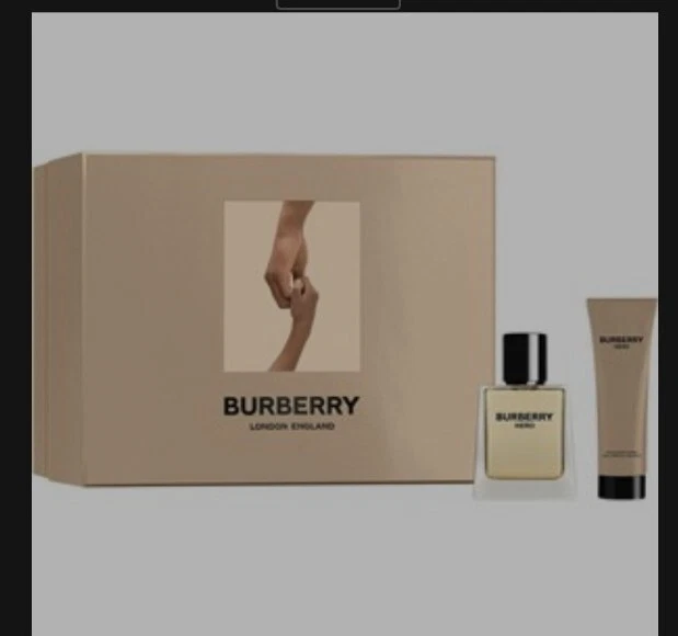 Burberry Hero edt 50 ml Eau de Toilette Spray + Shower Gel da 75 Cofanetto uomo