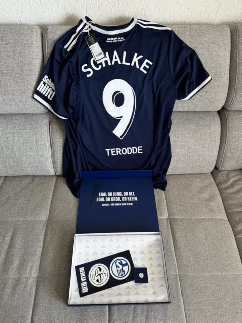 FC Schalke 04 Sondertrikot 2024 „Für immer mein Verein“ XXL 2XL #9 Terode NEU