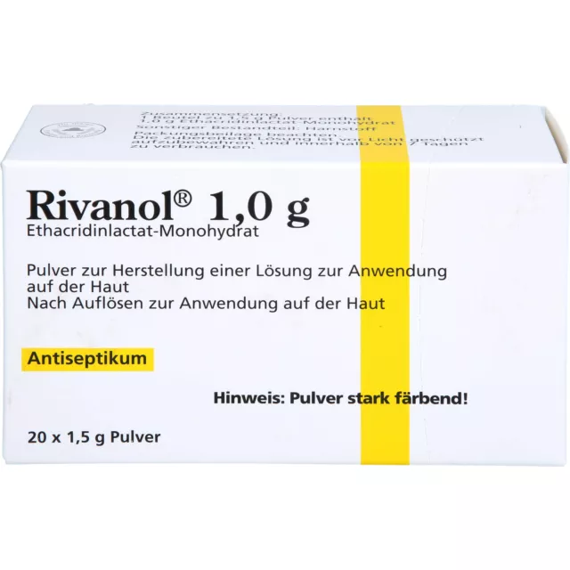 Rivanol 1,0 g Pulver Antiseptikum, 20 St. Beutel 10056639