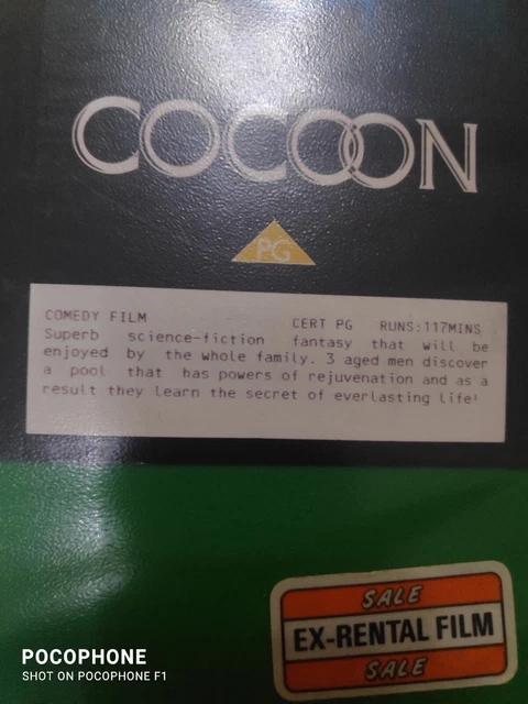 COCOON 1985 EX Rental VHS £9.99 - PicClick UK