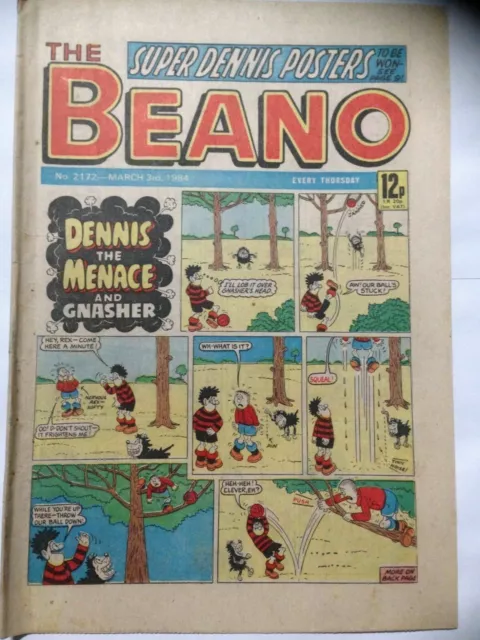 DC Thompson THE BEANO Comic. Issue 2172. March 3rd 1984. **Free UK Postage**
