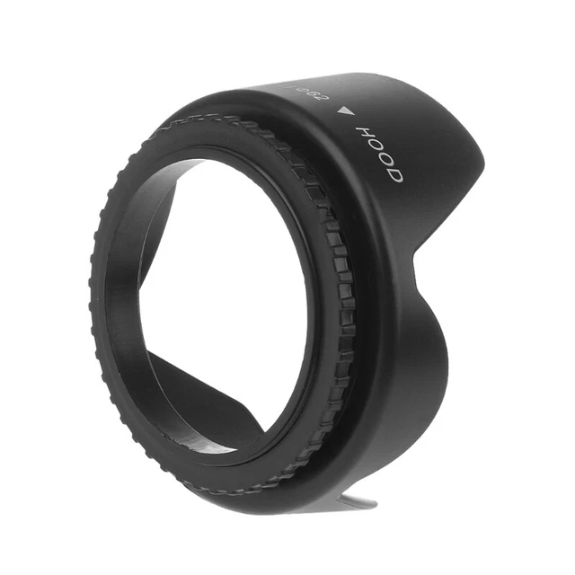 Copriobiettivo parasole petali fiori avvitati 62 mm per fotocamera DSLR