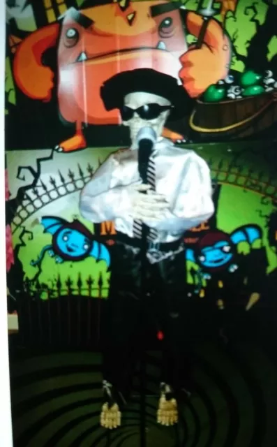 New Halloween 3ft animated singing soul man dancing skeleton prop see video