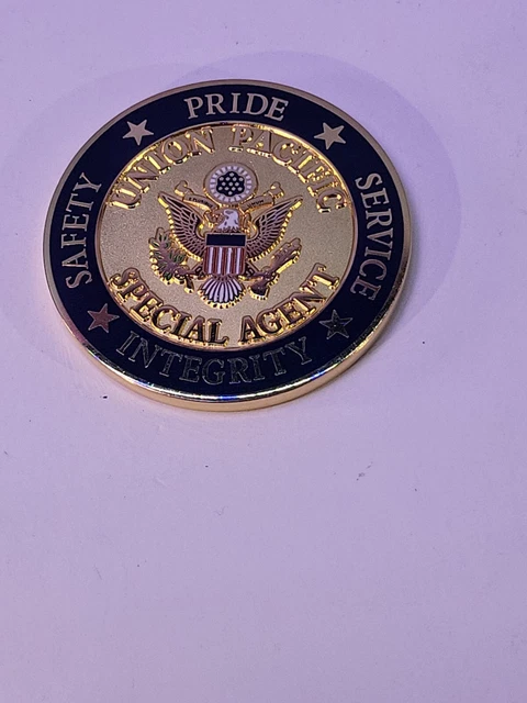 Union Pacific Police Department Train Railroad Special Agent UPPD Challenge Coin