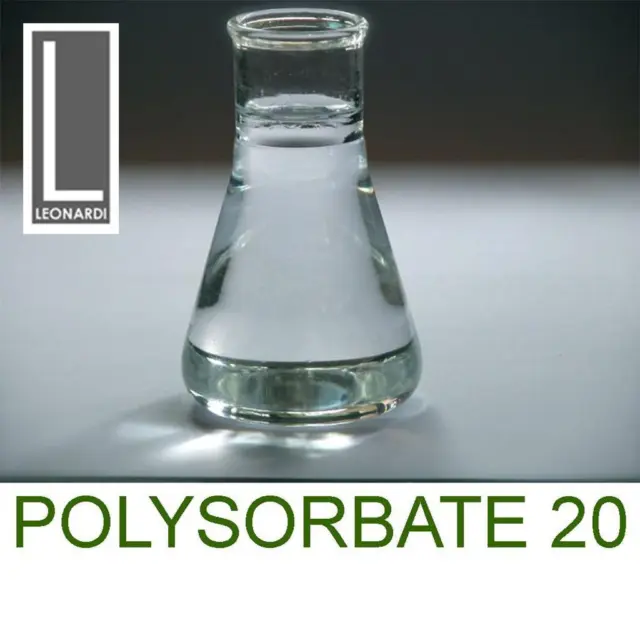Polysorbate 20 Emulsifier Solubiliser  (Cosmetic Grade) (Tween20) 200ml