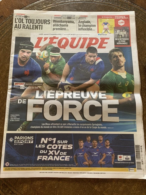 Journal L'Équipe Du 12 Avril 1991 – OM, Le Plan Bari, édition Vintage