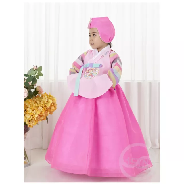Korean Traditional Dress Girls Hanbok Narae Girl Baby Clothing Korea Kid Costume