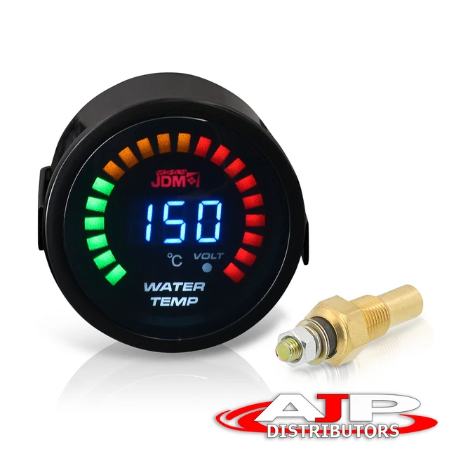 2" JDM Digital LED RPM Water Temperature 52MM Car Gauge Meter For Mazda MX5